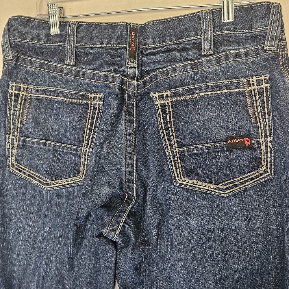 Ariat Men’s FR M4 Relaxed Boundary Boot Cut Jeans – CAT 2 / NFPA 2112